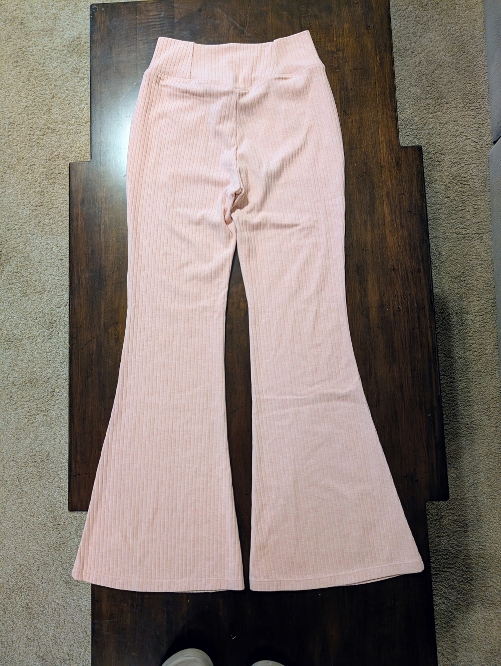 Halara Ribbed Flare Athleisure Pants - Picture 7 of 10